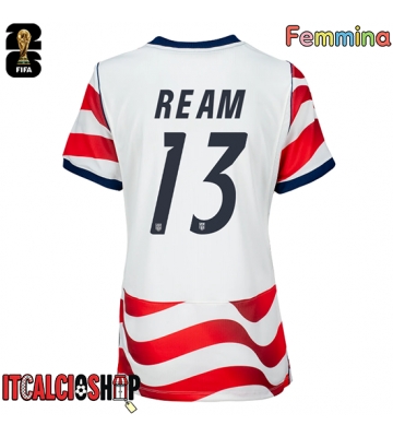 Stati Uniti Tim Ream #13 Prima Maglia Femmina Mondiali 2026 Manica Corta